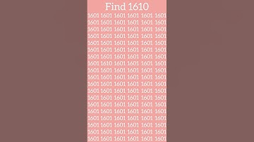 challenge your self to stop 1610 in 5 seconds #viralvideos #shorts