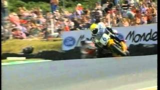 Britten V1000 vs Raceco Moto Guzzi - BEARS Brands Hatch 1995 AUDIO LOST (See description)