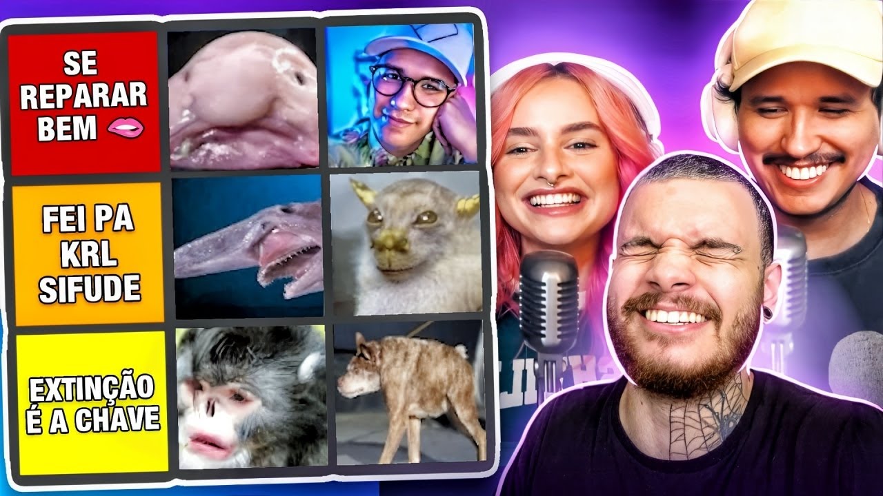 TIERLIST DOS ANIMAIS MAIS FEIOS DO PLANETA! | WILDLIST (ft. 