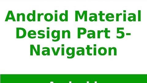 Android Tutorial 2019 - Android Material Design Navigation Drawer - Part 5