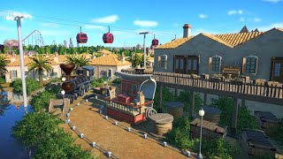 Let's Play Planet Coaster - Globe Explorer Episode 26 - Spanish Villa Accommodation