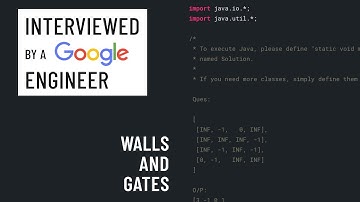 Java interview with a Google engineer: Walls and gates