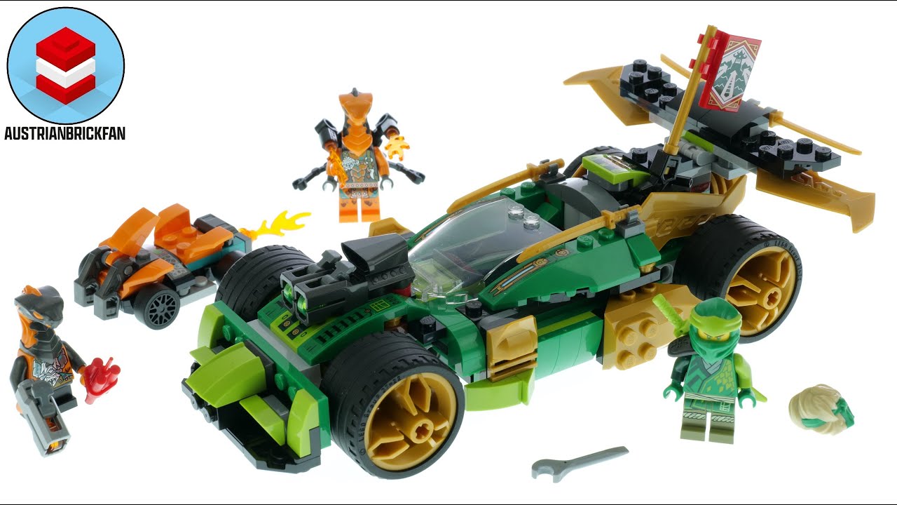 LEGO Ninjago 71763 Lloyd's Race Car EVO - LEGO Speed Build Review - YouTube