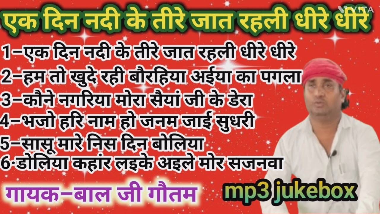 एक दिन नदी के तीरे जात रहली//Ek Din Nadi ke Tire//Balji Gautam Ji ke Superhit Nirgun Bhajan/#bhakti