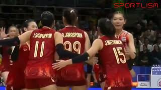 บีม14 บิ๋ม13 สถิติหลังเกมวอลเลย์บอลสาวไทยแพ้สหรัฐ VNL2024