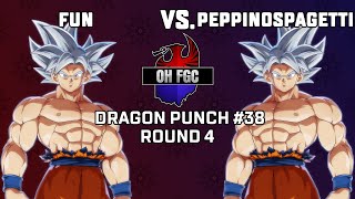 Fun vs. PeppinoSpagetti - DPO #38 | Dragon Ball FighterZ Round 4
