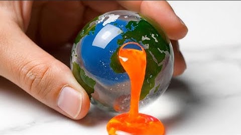 Carving Planets ASMR 🌎🔥 Oddly Satisfying Lava Drip | Glass Planet Carving Sounds for Sleep & Relax