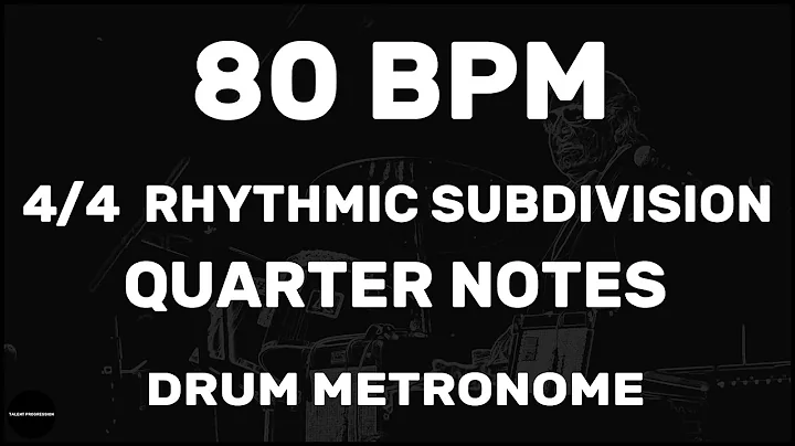 Quarter Notes | Drum Metronome Loop | 80 BPM