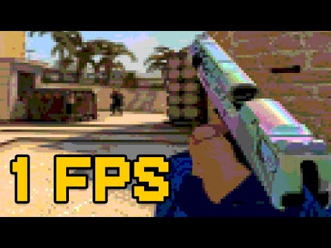 1 FPS CHALLENGE - CSGO com o menor FPS possível