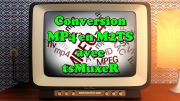 Tutoriel conversion MP4 en M2TS avec tsMuxeR