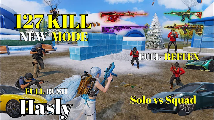 127 KILL NEW MODE SOLO vs SQUAD – INSANE FULL RUSH Gameplay | PUBG Mobile