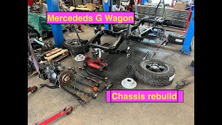 Mercedes G Wagon Restoration EP 5, Chassis assembly