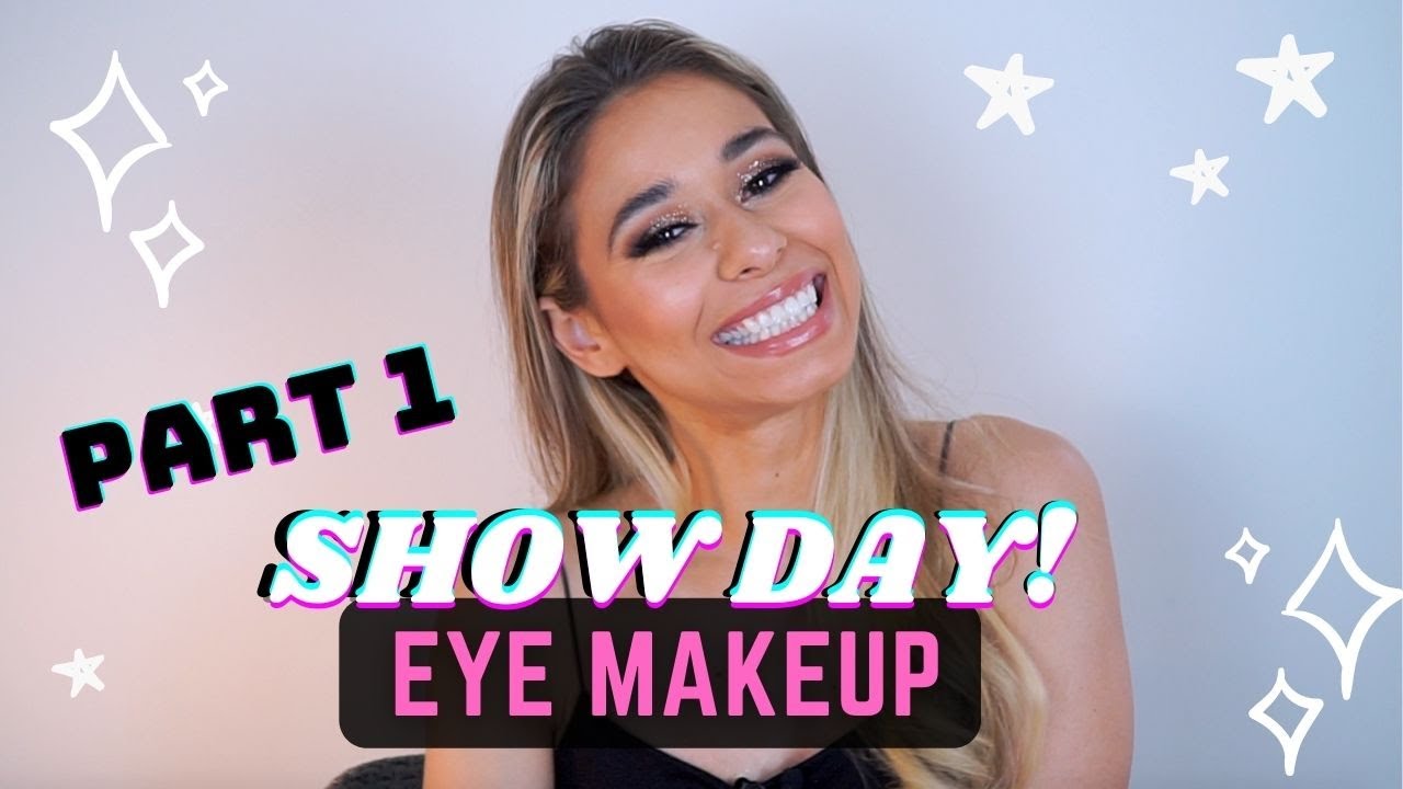 BIKINI COMPETITION MAKEUP TUTORIAL SMOKEY GLITTER EYE PART 1 Kat Vera YouTube