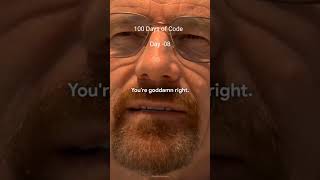 100 Days Code || Day - 08 #100daysofcode #motivation #codingcommunity #codingjourney