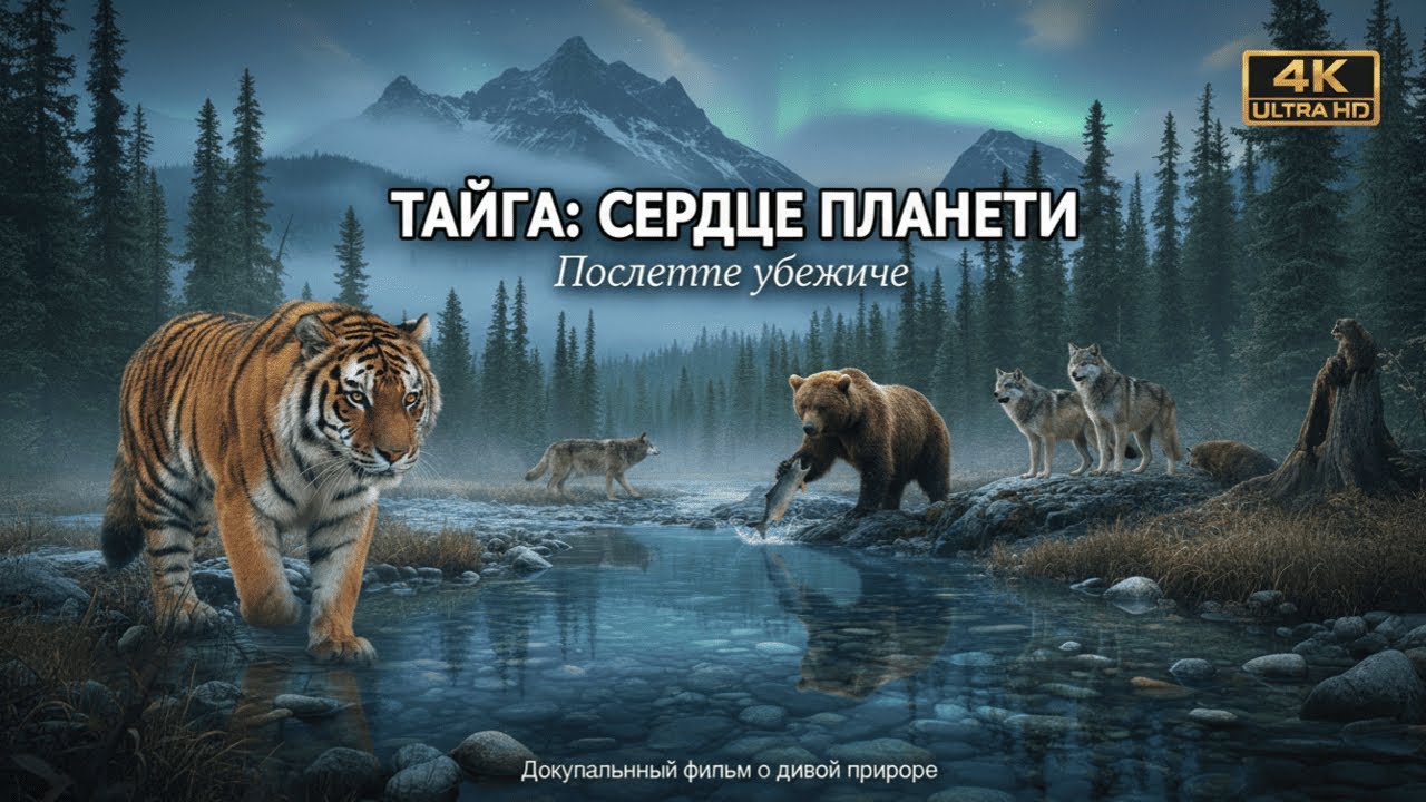Тайга: Сердце планеты. Последнее убежище. | Документальный фильм о дикой природе