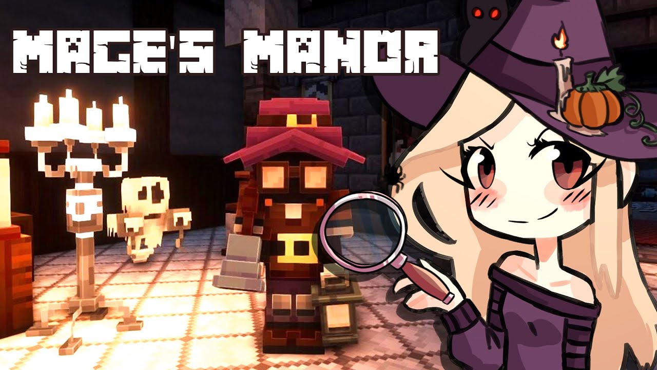 Je fais la CHASSE aux FANTOMES dans un MANOIR HANTÉ !! (Map Minecraft ...