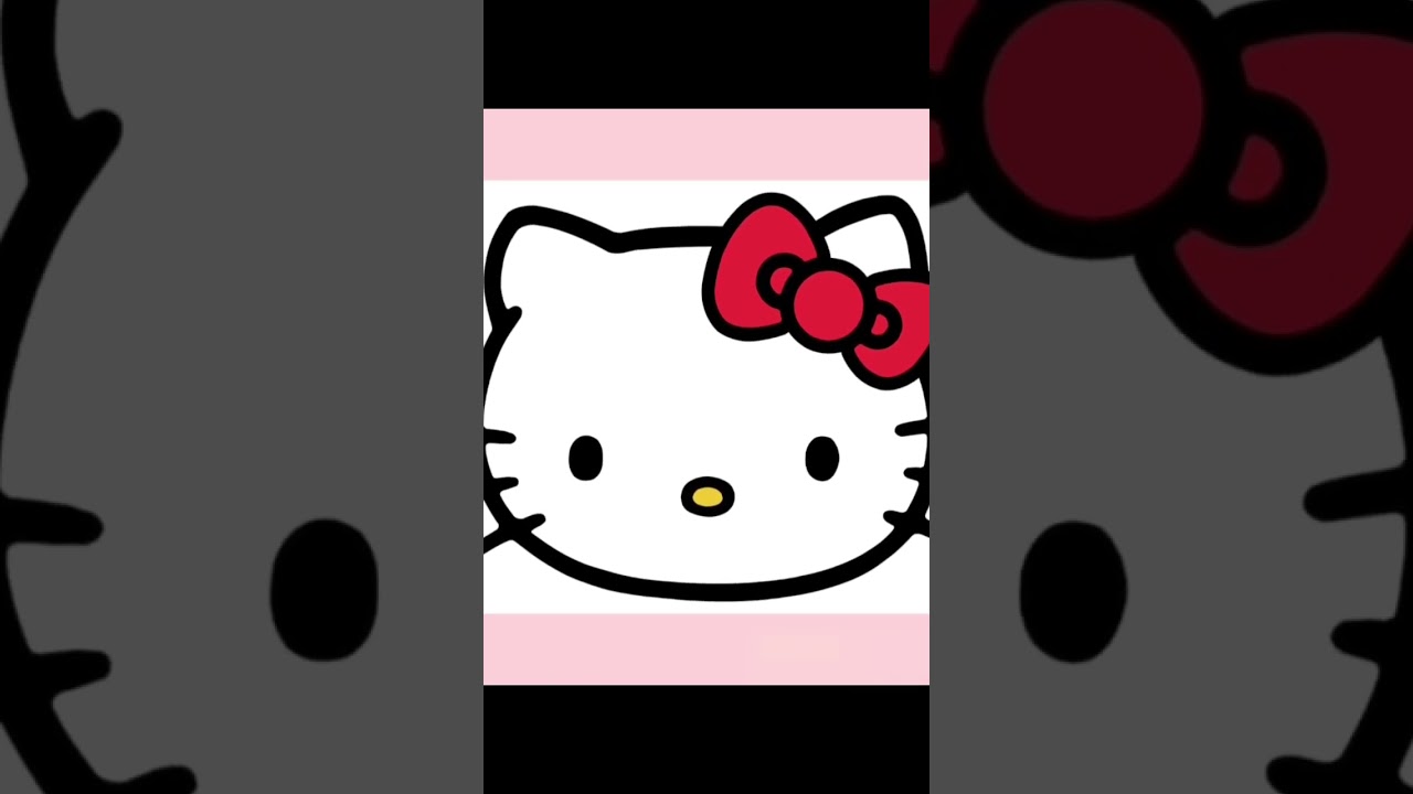 🫣🥹hello kitty cutting up her mouth video🥲#hellokitty #hellokittylov