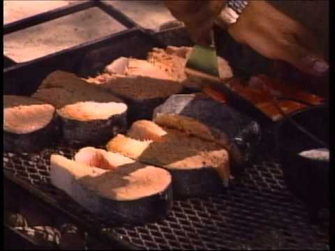 Dutch Oven Grilled & Poached Salmon Steaks