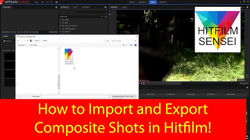 How to Easily Import and Export a Composite Shot in Hitfilm