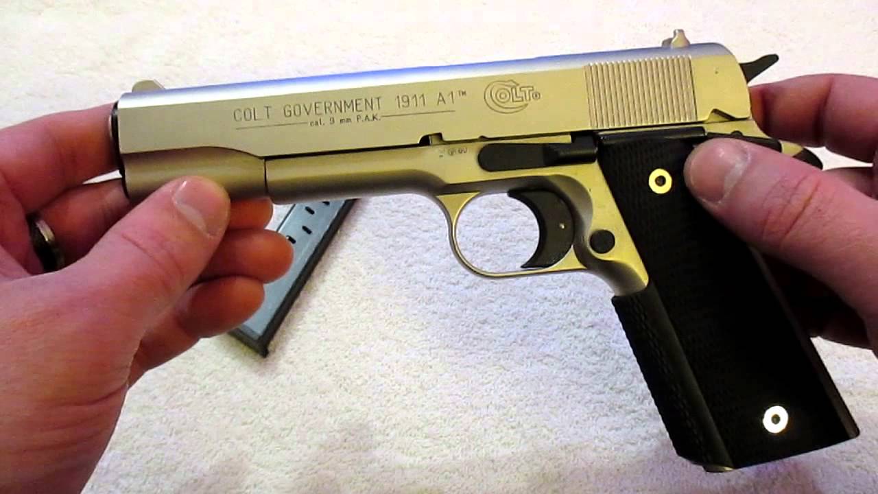 PISTOLET A BLANC COLT 1911 GOVERNMENT PAK