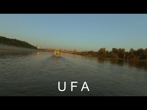 Прогулка на теплоходе в Уфе / UFA / Башкортостан / Набережная Уфы / Кадры с дрона DJI FPV / Закат