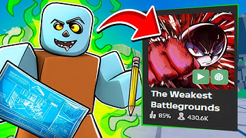 I Made my OWN BATTLEGROUNDS GAME on Roblox..