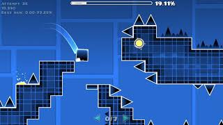 2nd level of day one of beating a shitty level. (shitty demon park)