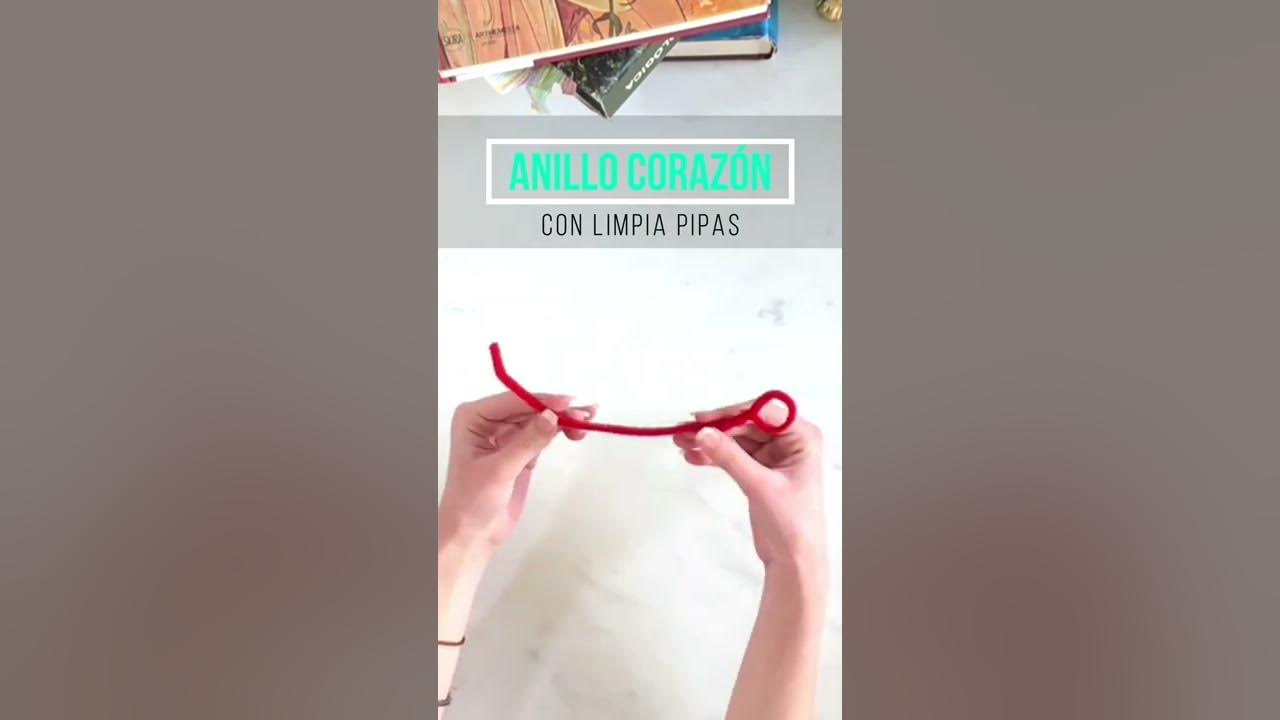 Manualidad infantil: anillos con limpiapipas - DecoPeques