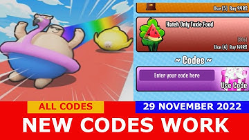 *ALL CODES WORK*[🎫CODE] Fat Race Clicker! ROBLOX | 29 NOV 2022