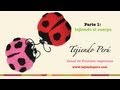 Mariquitas tejidas a crochet (amigurumi ladybugs) Parte 1: tejiendo el cuerpo