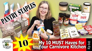 10 Must Have Items for Your Carnivore Kitchen | Pantry and Fridge Staples I Can't Do Without!