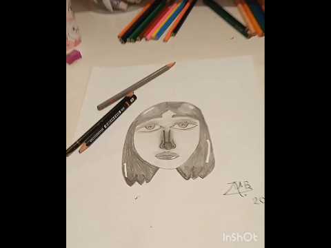 في كثير أخطاء بالرسمة منهم الأنف لكن حاولة