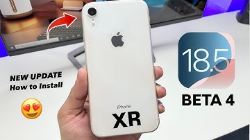iPhone XR New Update iOS 18.5 Beta 4 - How to Download & install iOS 18.5 Beta 4 iPhone XR
