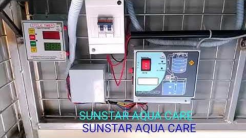 Automatic water level controller with cyclic timer