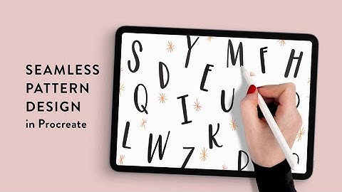 Class Teaser | Typographic Pattern Design in Procreate