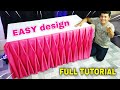 Pinch design table skirting full tutorial