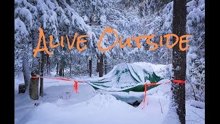 Tentsile Tree Tent and Fireplace Build by Alive Outside 58,354 views 6 years ago 7 minutes, 30 seconds