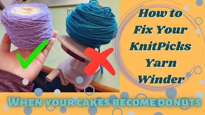 How to Use a Yarn Ball Winder to Make Yarn Cakes  Stanwood Needlecraft  Yarn Winder Tutorial 