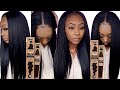 Middle Part Leave Out Quick Weave FT. Zury Dream Hair Beauty Supply Store Bundles