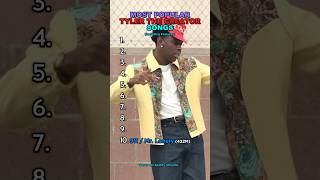 Top 10 Most Popular Tyler, The Creator Songs #tylerthecreator #chromakopia #rap #shorts #top10 #yt