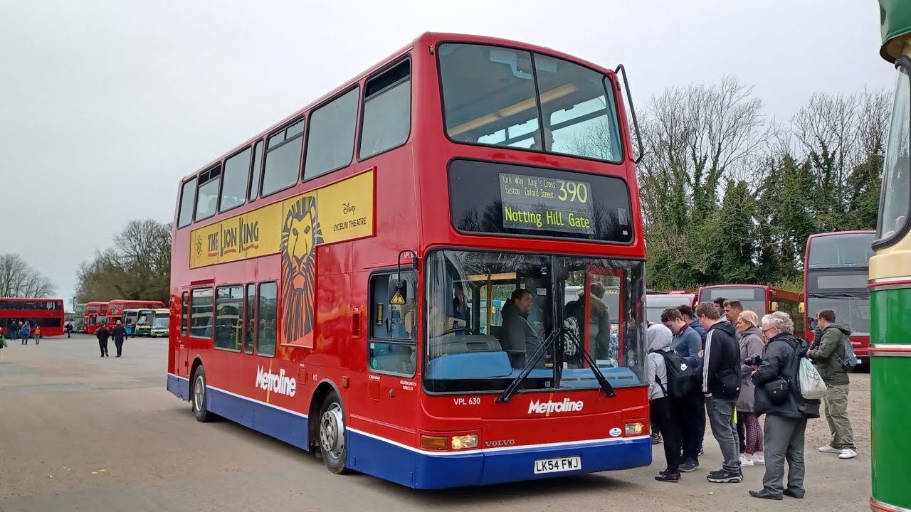 Ride on Preserved Metroline B7TL Plaxton President VPL630 (LK54 FWJ) South East Bus Festival 2024