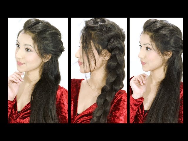 2 Awesome & Easy Hairstyles for Wedding or Function | Front hair styles,  Simple wedding hairstyles, Easy hairstyles