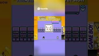 Pokémon Yellow  Your First Pikachu Interaction Revealed! #pokemon #lifeisbutadream #shinypokemon
