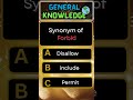 what is the synonym of Forbid #englishgrammar |#synonyms #brainteaser #puzzle