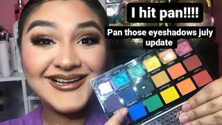 Pan those eyeshadows July update| 3 New Roll ins