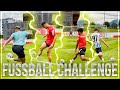 Fussball challenge vs 2 cl spieler von rb salzburg adeyemi  okafor