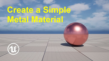 How to Create a Simple Metal Material in Unreal Engine 5