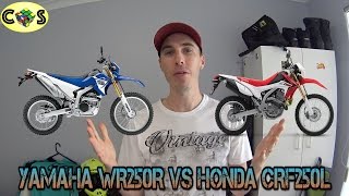 WR250R vs CRF250L: Comparison Review