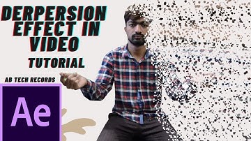 Dispersion effect in video | After effect tutorial