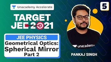 Geometrical Optics:Spherical Mirror Part2 | Physics | Target IIT-JEE 2021 | Pankaj Singh | Unacademy